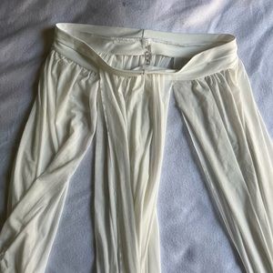 White Flowy Beach Cover Up